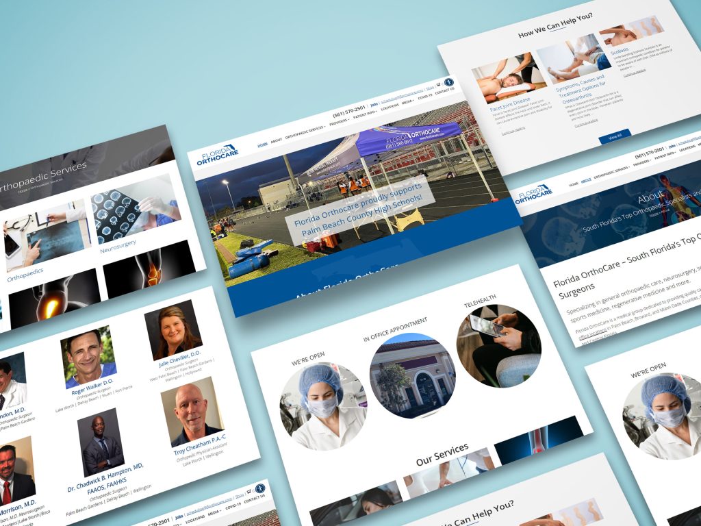 Florida Orthocare - Responsive Web Design