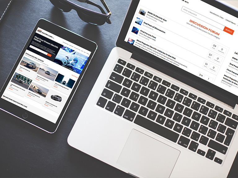 Hot Electric Cars - Responsive Web Design