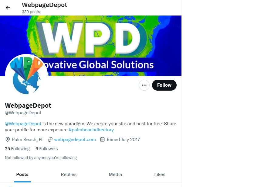WebPage Deopt - Twitter Page