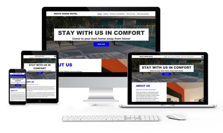 White Horse Motel - Responsive Web Design